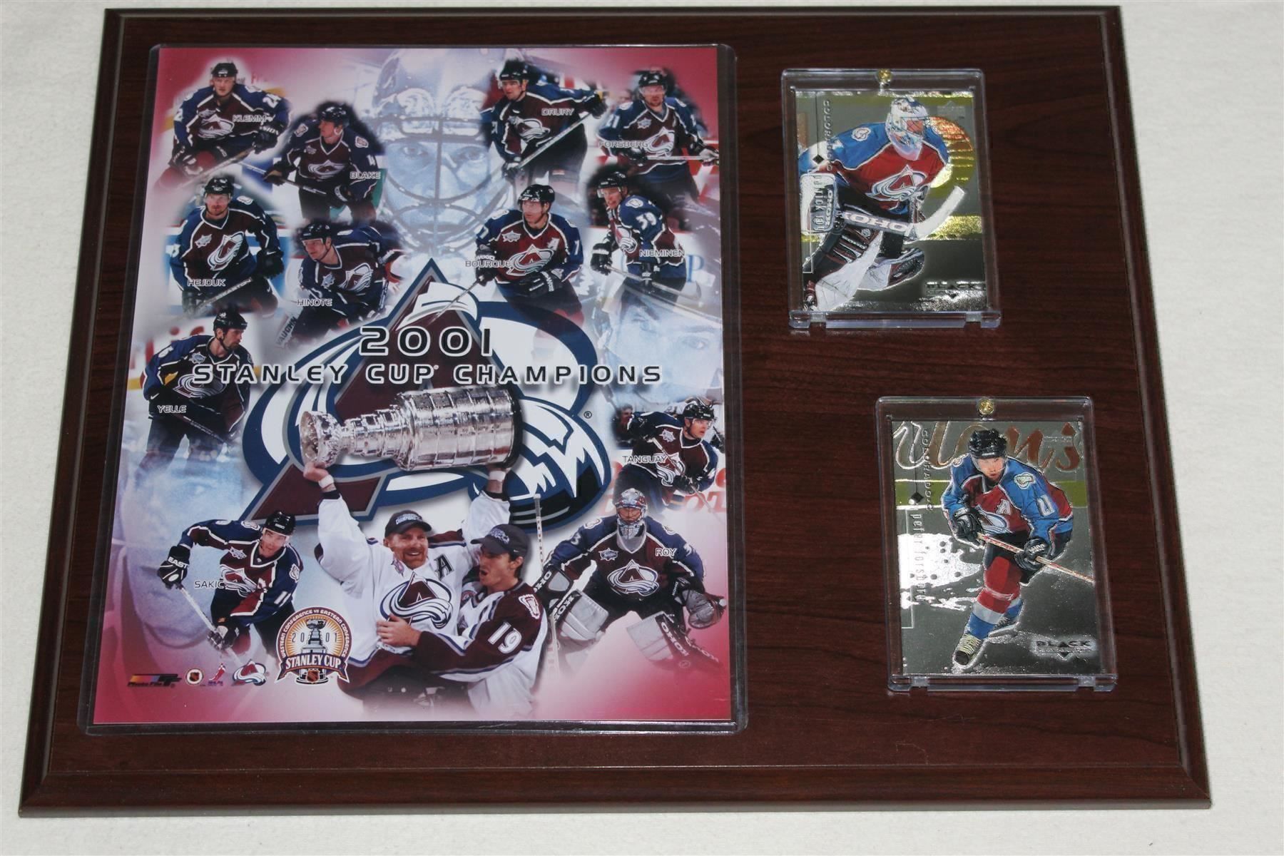NHL Carte collezionabili: NHL Colorado Avalanche Stanley Cup 01 – Nuovo e nell'imballaggio originale da Reinach BL venduto da RetroGamesSportsMore