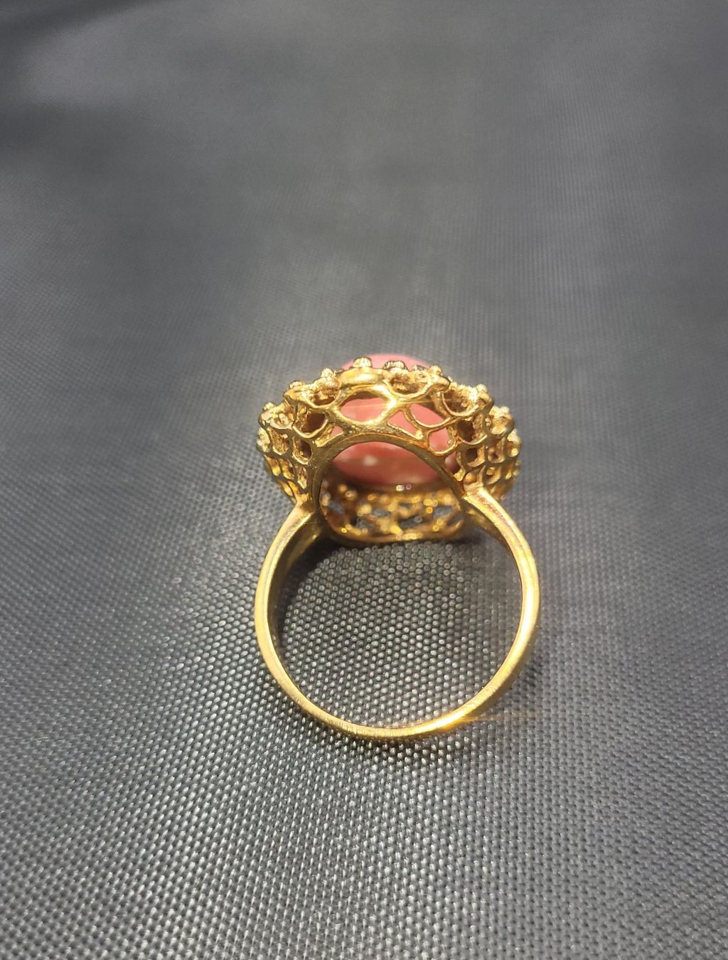 Anelli: Gold 585 Vintage Ring Mit Rosa Stein – Usato da Wald ZH venduto da Dasilver 9