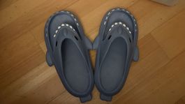 Finken / Badeschuhe Hai Design blau Kunststoff neuwertig