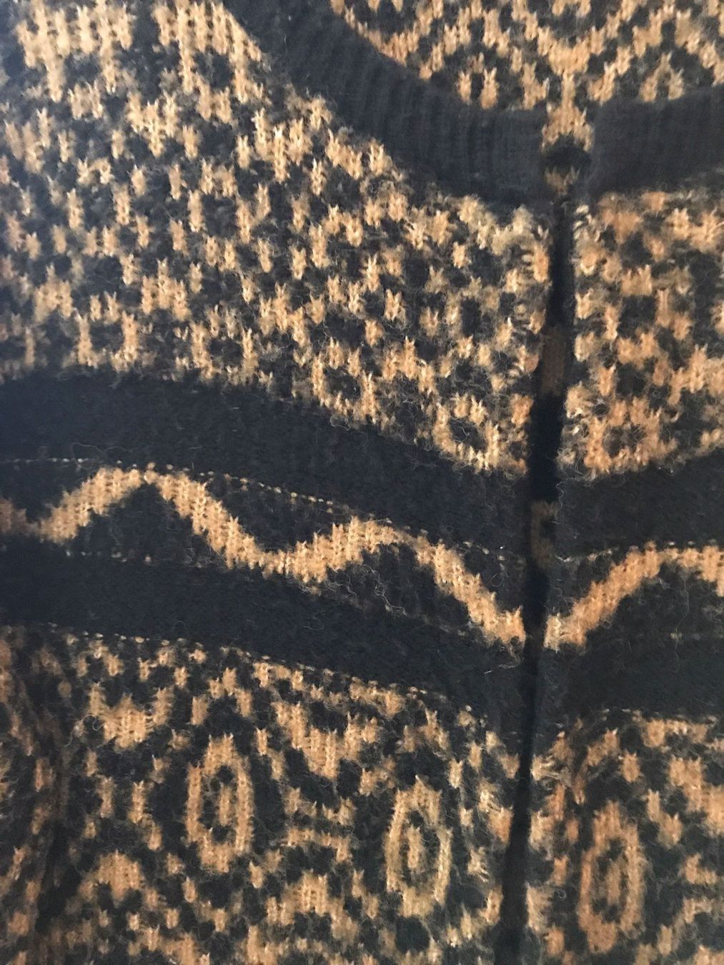 Esprit Giacche: ESPRIT Strickjacke Mantel schwarz beige Grösse L – Usato da Nussbaumen AG venduto da brigitebardot 3
