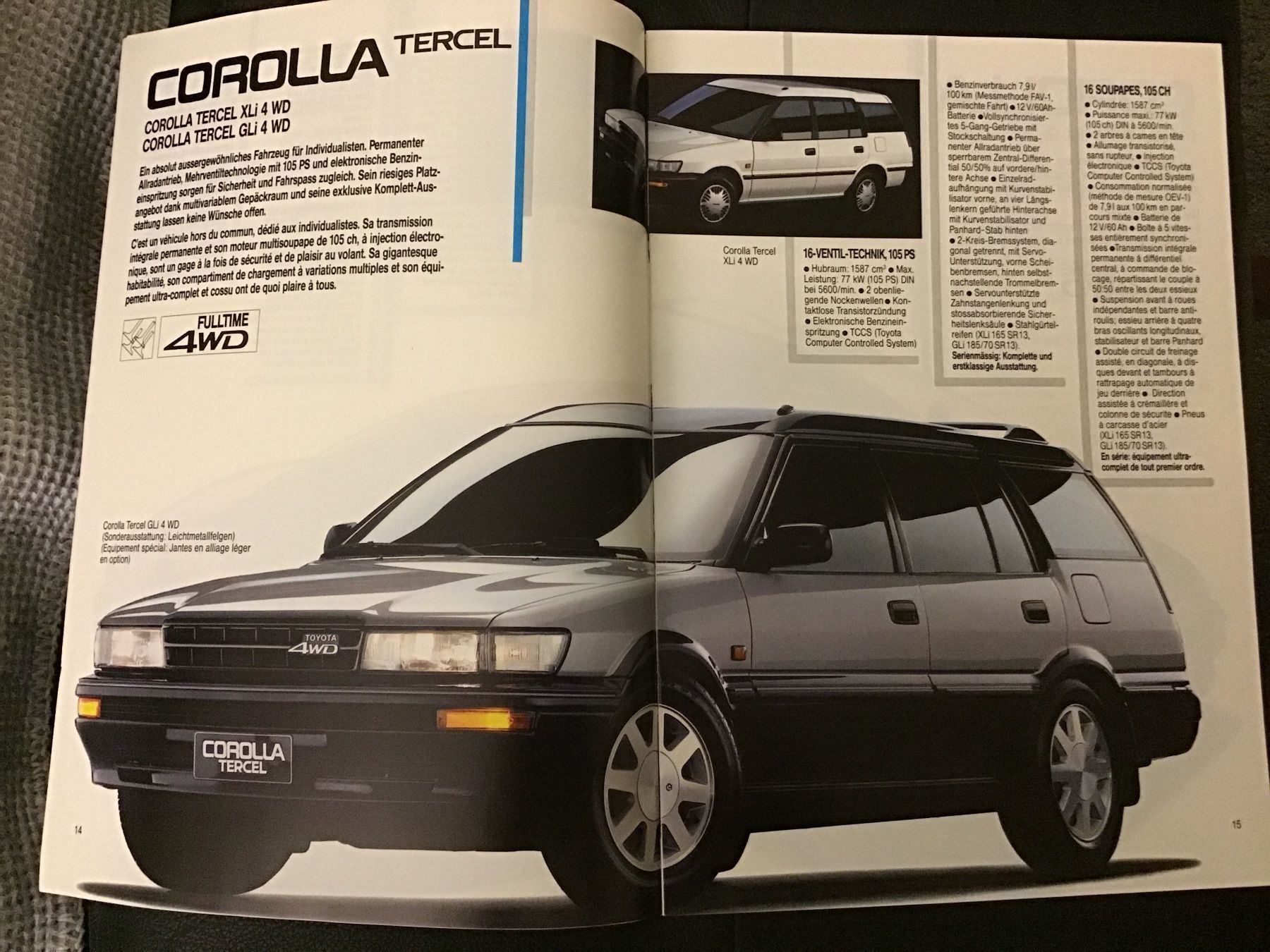 Toyota Dokumente: Toyota Programm Verkaufsprospekt 1989 – Gebraucht aus Scherzingen von Starseller62 3