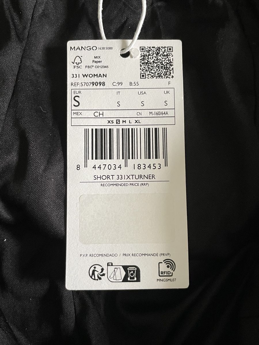 Mango Hosen: Short à sequins noir Mango - taille S ✨ NEW – Neu und originalverpackt aus Vuadens von Nina11 5