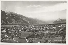 Malans GR 1939 Dorf mit  Rebberg Foto Nr. 12418 gut erhalten