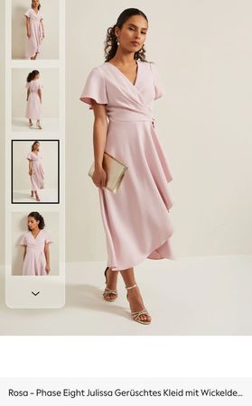 Phase Eight Wickelkleid Hellrosa Julissa • Gr. 38 (NP 219.-)