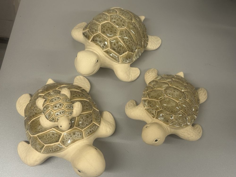 Schildkröten-Set Aus Harz – 1 Große Schildkröt Produktbild-Vorschau 1