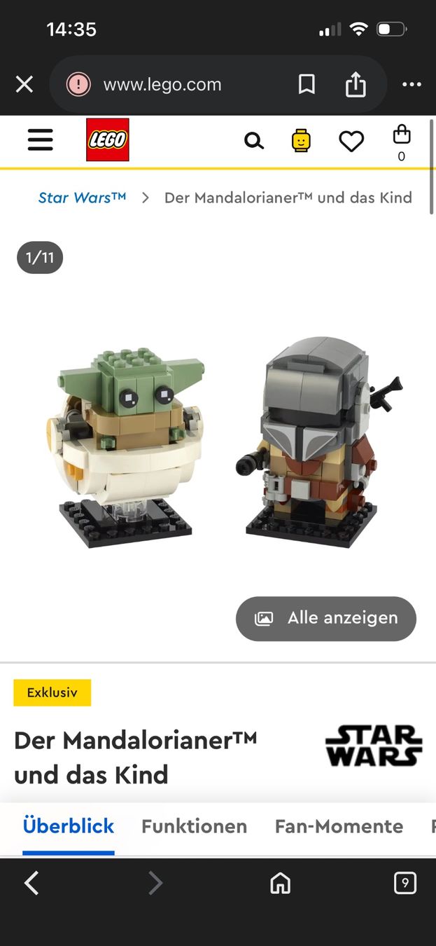 Lego Kit di costruzioni: LEGO BrickHeadz 75317, Star Wars NP: 25 CHF – Nuovo (secondo la descrizione) da Zürich venduto da ole_8rwr