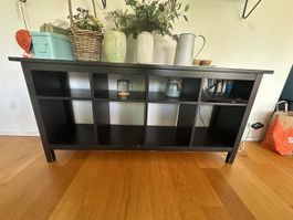 IKEA HEMNES console table in black-brown