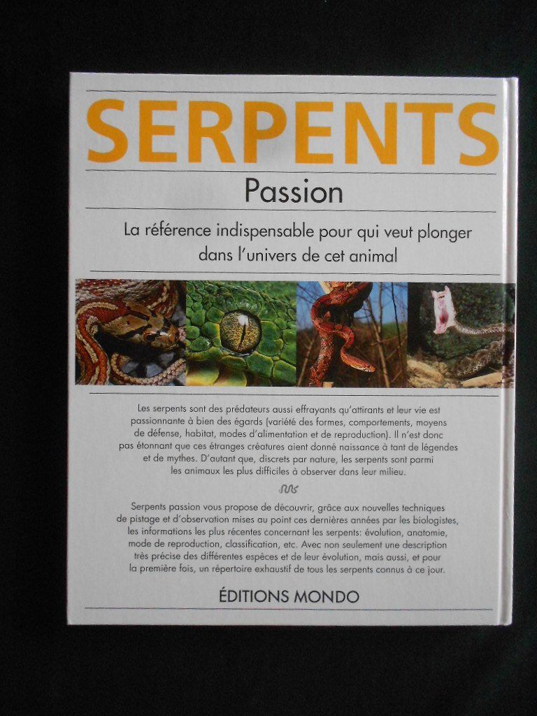 Libri: SERPENTS  -  PASSION – Usato da Bex venduto da Giorgiob 1