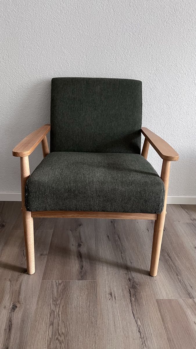 Poltrone: Sessel dunkelgrün Holz – Usato da Luzern venduto da Calidru 1
