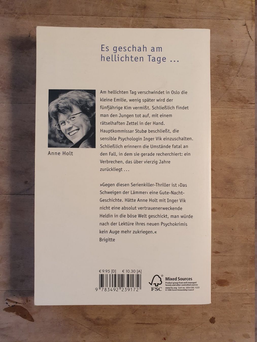 Libri: In kalter Absicht - Anne Holt - Piper – Usato da Zürich venduto da loosebone 2