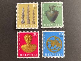 Pro Patria 1972 - komplette Serie ** (ZNr 154 bis 157)