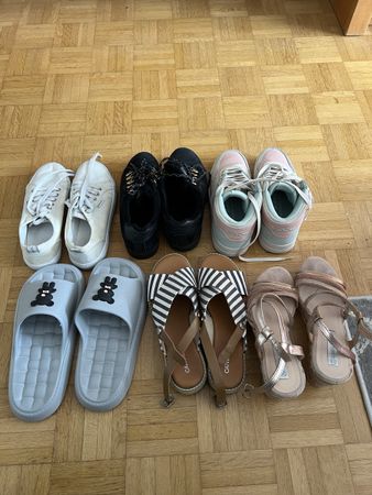 6 Paar Schuhe Grösse 39