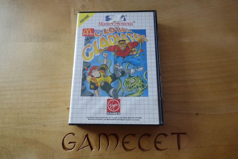 Jeu Sega Master System McDonald's Global Gladiators - Complet PAL, Bon état