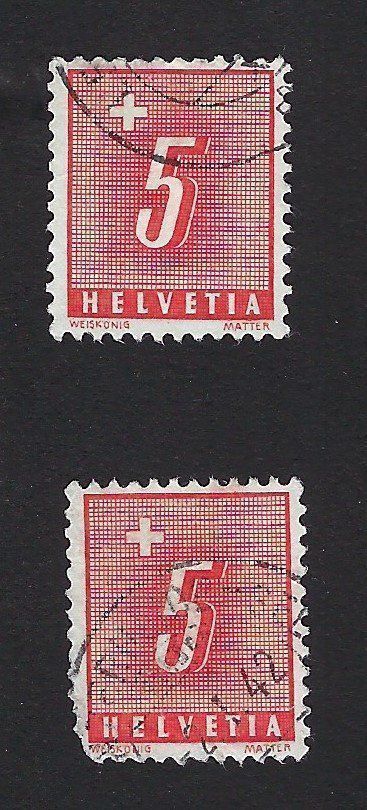 Tutti i francobolli: 1938 Ziffer/Kreuz – Usato da Luzern venduto da Einh0rn 1