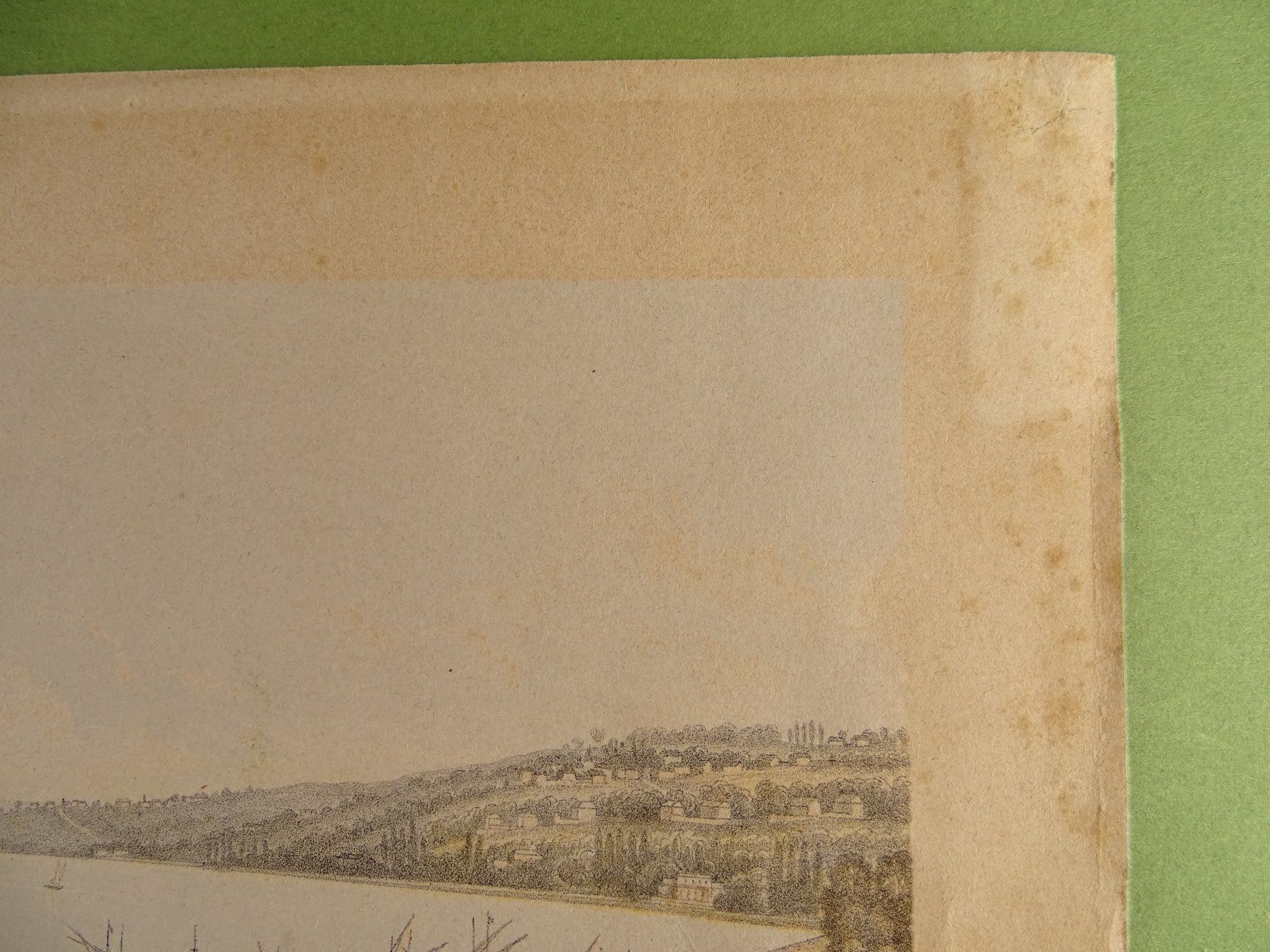Incisioni: GENF, GENÈVE, LITHOGRAPHIE UM 1850 – Usato da Grüningen venduto da Kartensammler 6