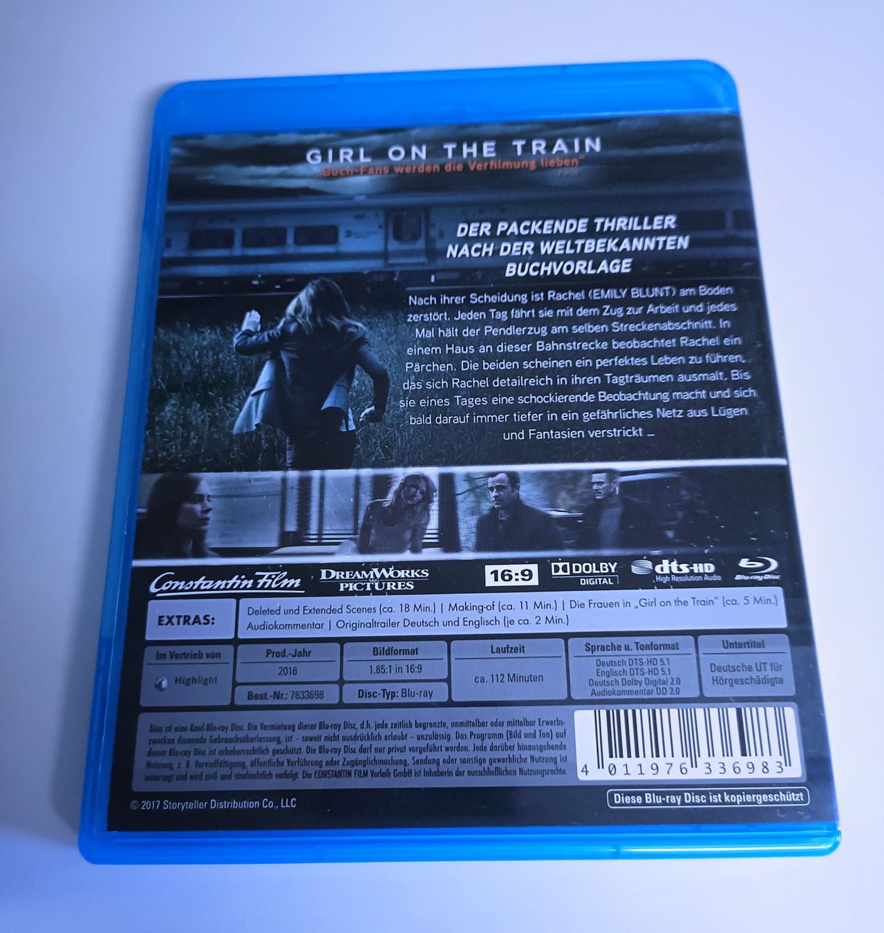 Alle DVDs: Girl on the Train - Blu-ray - Thriller – Gebraucht aus Köniz von Movieportal007 1