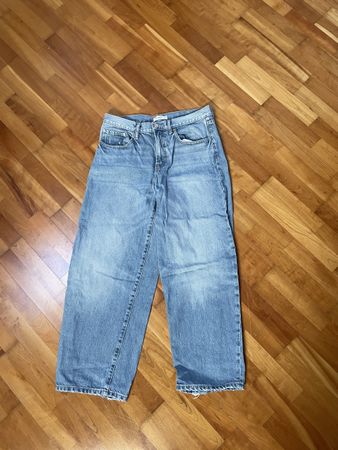 Light blue baggy jeans