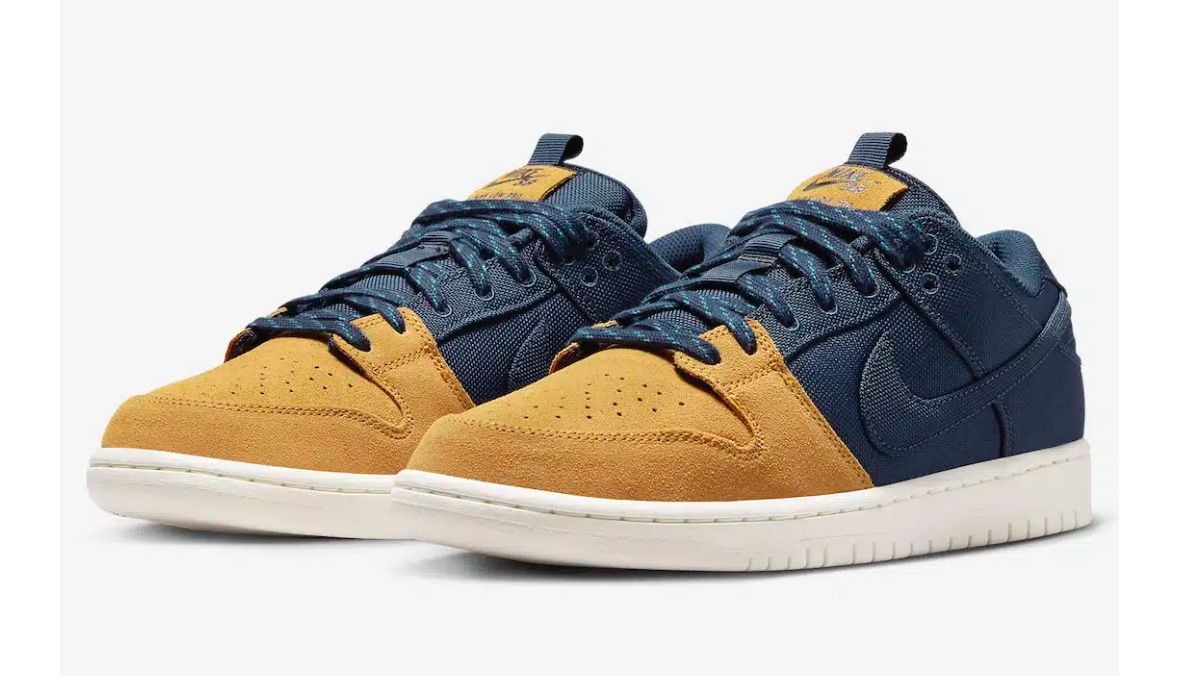 Nike Scarpe da uomo: SB Dunk Low "Midnight Navy/Desert Ochre – Nuovo e nell'imballaggio originale da Pfäffikon ZH venduto da Stickiller 1