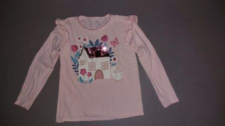 Schöne Mädchen Langarmshirt
