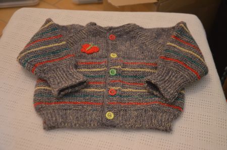 TAILLE 68/74 - VESTE NEU - HANDARBEIT