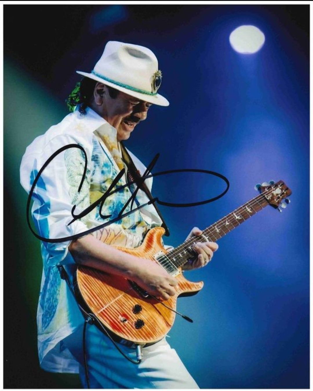 Autografi: Carlos Santana autograph signed COA – Nuovo (secondo la descrizione) da Payerne venduto da UpPower