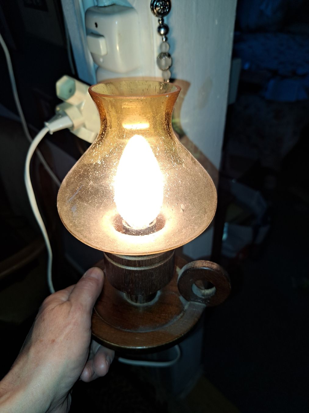 Lampen: Vintage Tischlampe – Gebraucht aus Kölliken von Upcycling-by-Mc-TAM 1