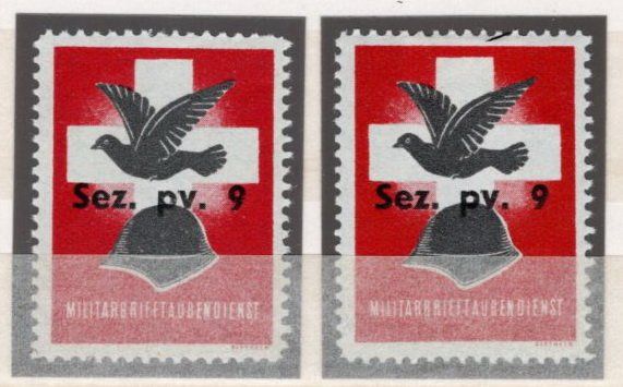 Tutti i francobolli: Brieftauben Soldatenmarken – Usato da Vilters venduto da Jere3943