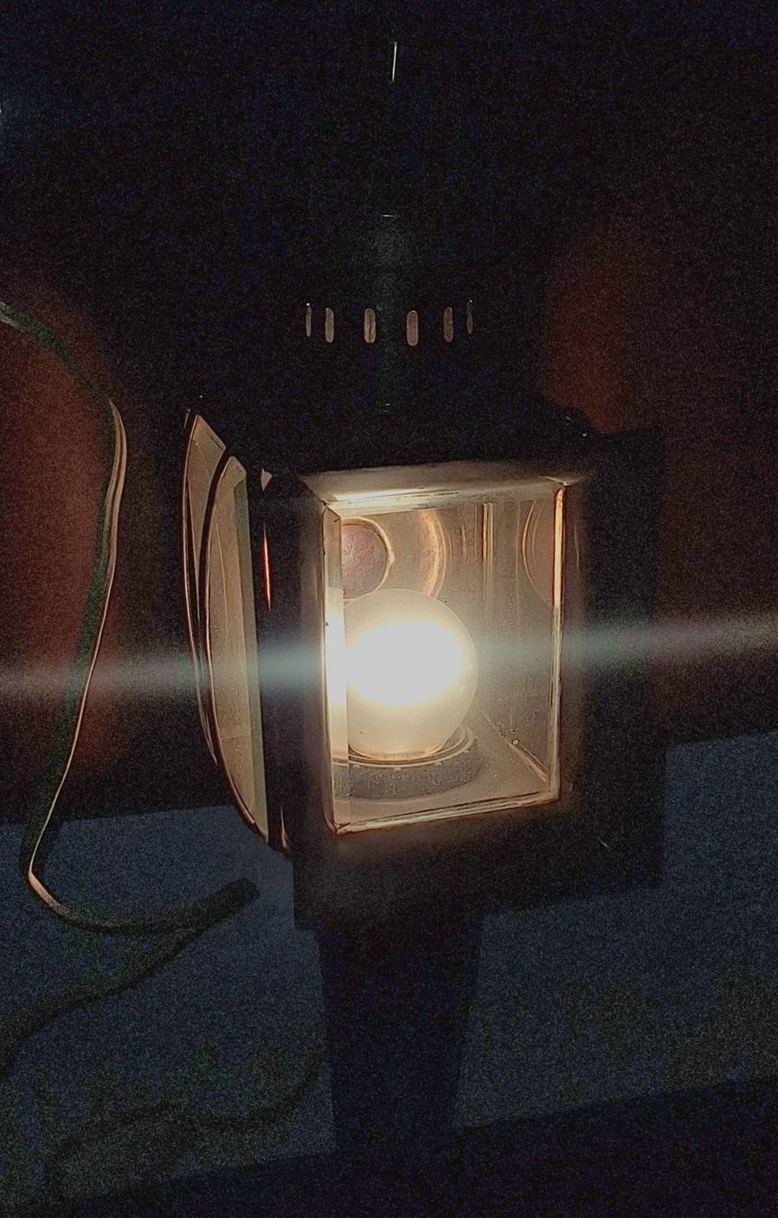 Lampade: Antike Messing-Kutschen-Lampe, elektrifiziert – Usato da Emmenbrücke venduto da abu_9mj8 7