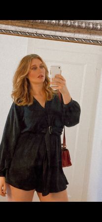 Robe-short noire Zara Taille 40 (convient 36 au 42) - Top