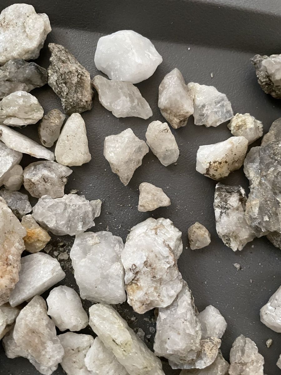 Mattoni da costruzione: Kieselsteine / Quarz Steine Sammlung – Usato da Rümlang venduto da euqinom16 2