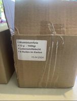 Alufolie 13µ - 1000gr 4 Rollen Lebensmittel-echt OVP 