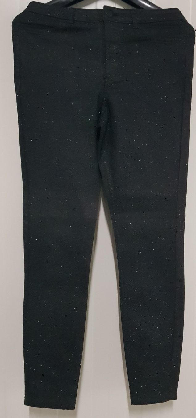 Pantaloni: Schwarze Hose mit Glitter  Gr. 36/38 – Usato da Figino venduto da mayam63 3
