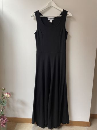 Langes Kleid schwarz Gr. 38