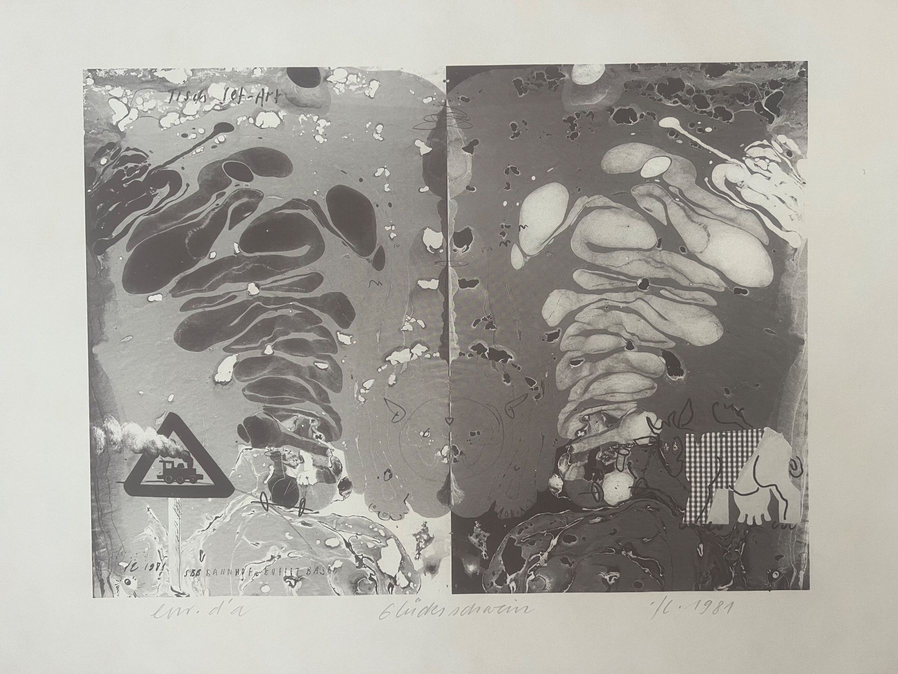 Grafica & Litografie: Franz Eggenschwiler, handsigniert – Usato da Rain venduto da Pic-Ass