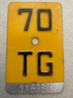 Töffli / Mofanummer TG 1970