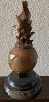 Bronze Skulptur "Vögel der Welt" auf Marmorsockel Top!