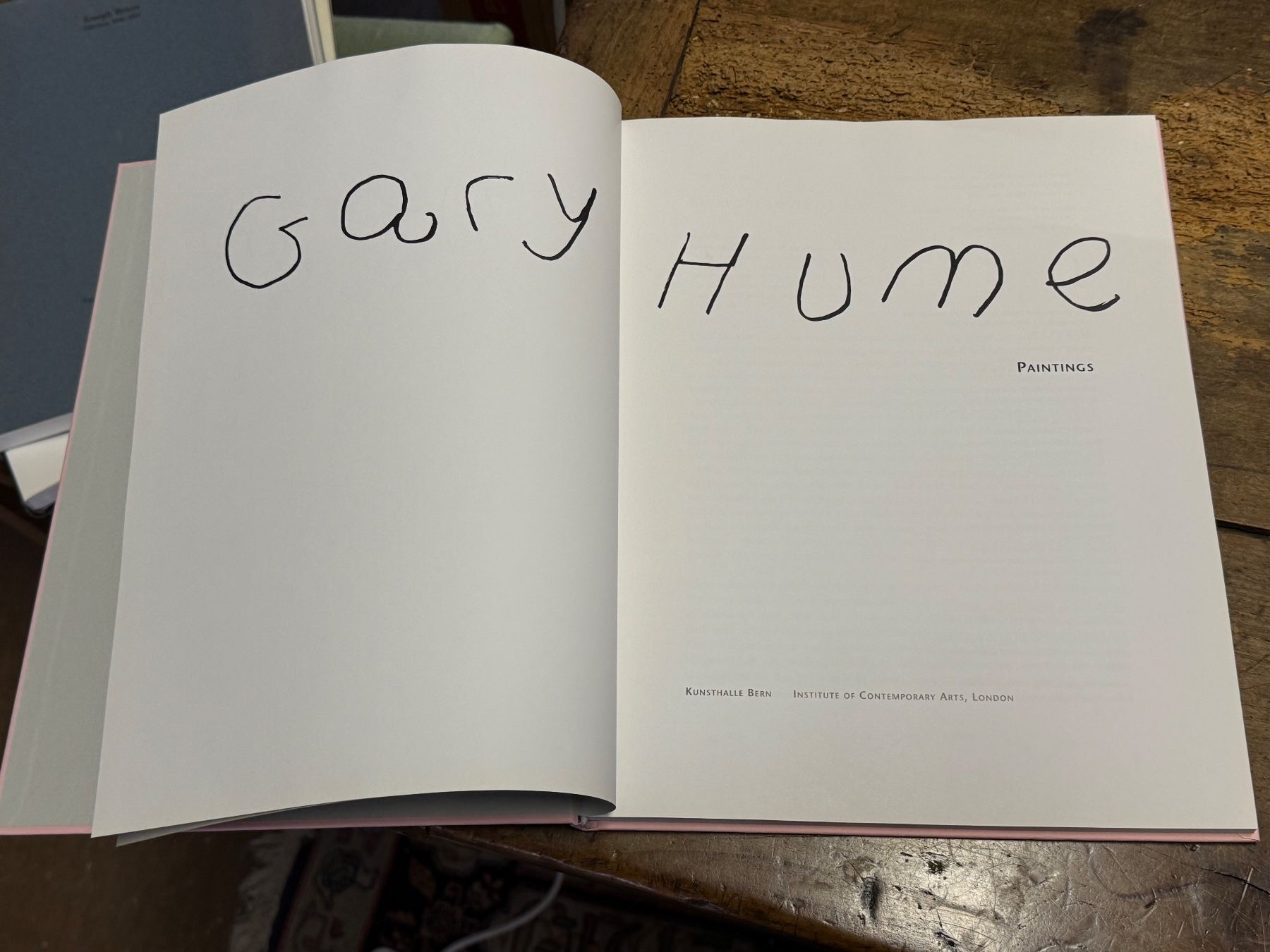 Bücher: Gary HUME Kunsthalle Bern – Gebraucht aus Bern von Jwpm66 1