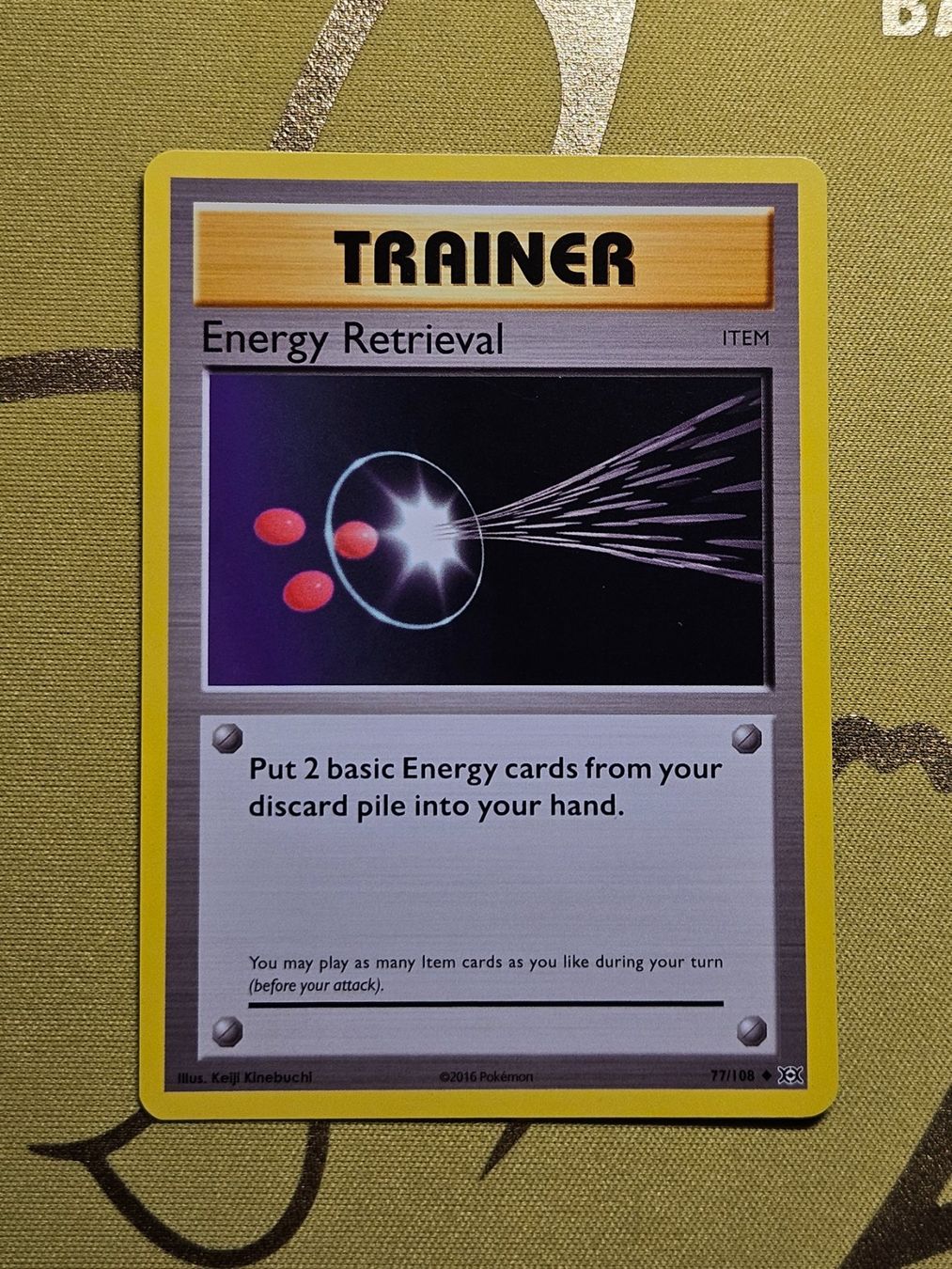 Pokémon Carte collezionabili: Evolutions - Energy Retrievel 77/108 – Usato da Bellinzona venduto da Pokemarco