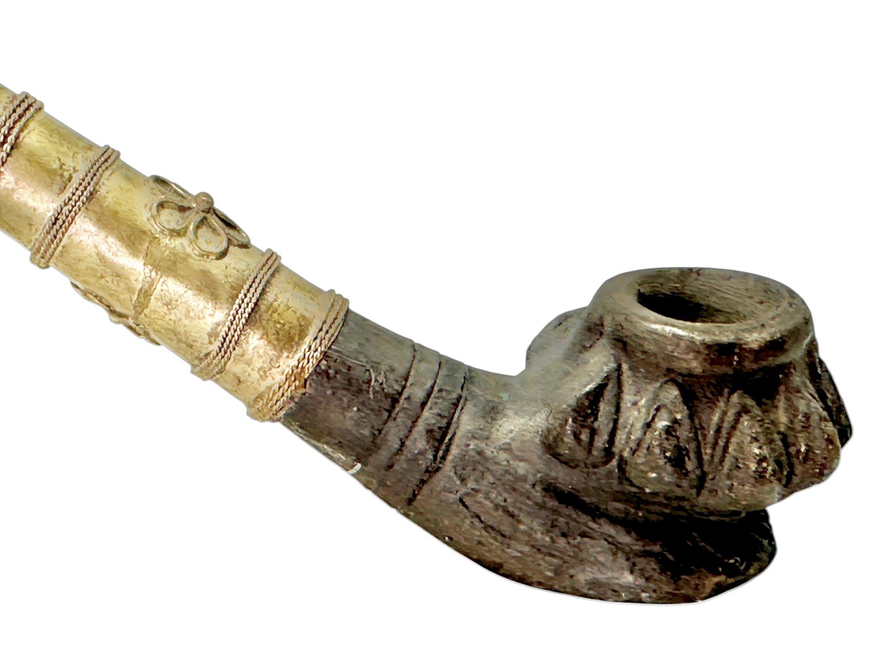 Pipe & Accessori: PIPE À OPIUM THAÏLANDAISE DU 19E/20E SIÈCLE – Usato da Morges venduto da magicle 3