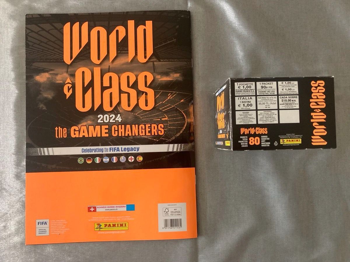 Panini Carte collezionabili: World Class 2024 Official Sticker Collection - Box + Album – Nuovo e nell'imballaggio originale da Märstetten venduto da Shirt74 3