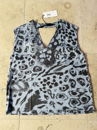 Bimba y Lola animal print top, NEU mit Etikett!
