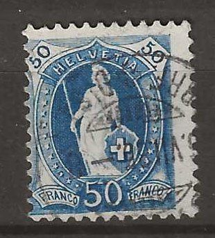 Tutti i francobolli: CH070a - Helvetia debout 70a  obl. – Usato da Trélex venduto da Phil_Albert