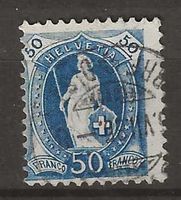 CH070a - Helvetia debout 70a  obl.