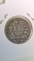 Schweiz 1 Fr. Silbermuenze 1876 - Top Zustand! Rar! (W4)