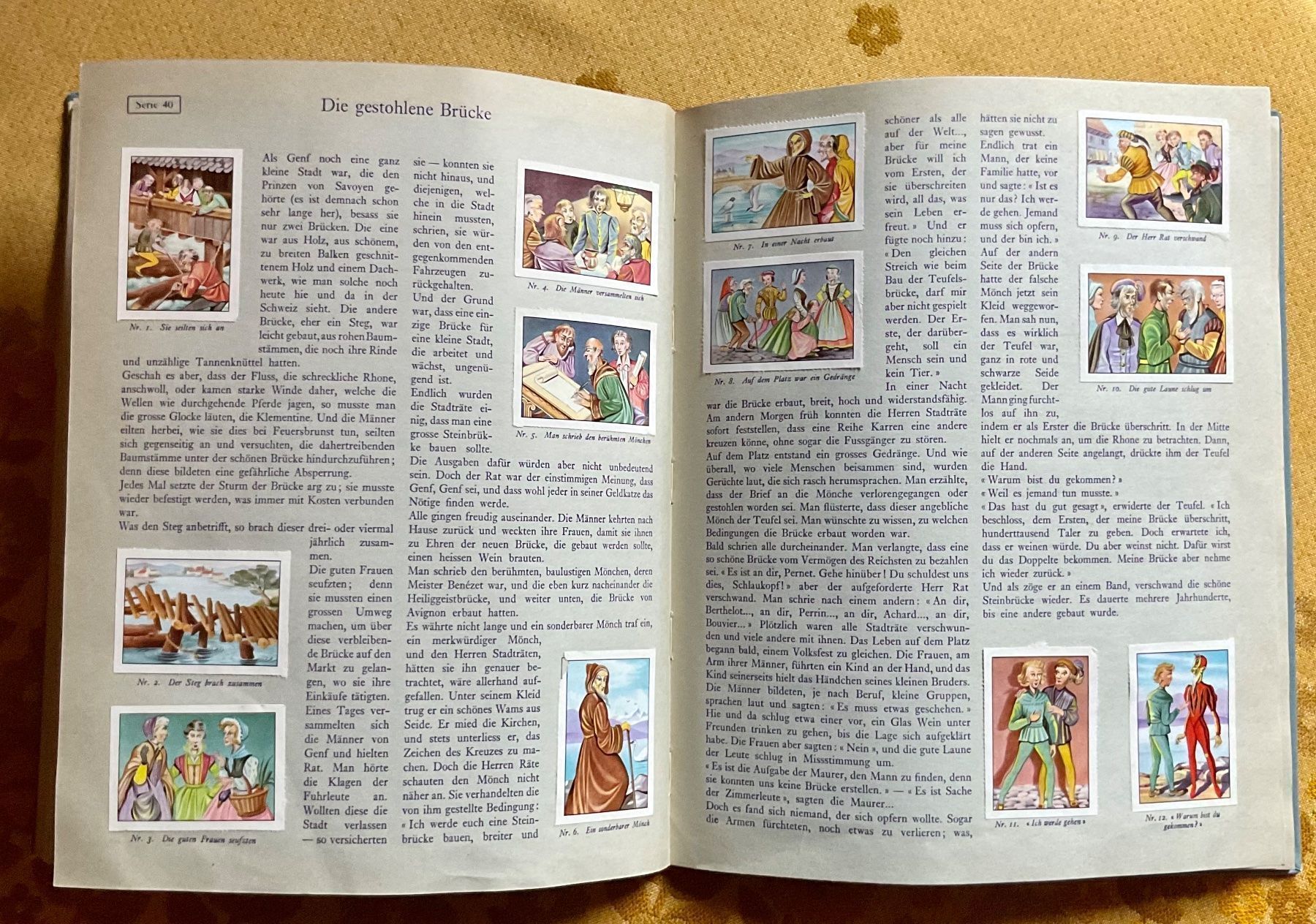 Libri: Sagen Buch mit Klebebilder von 1955 ? – Usato da Endingen venduto da nathan05 6