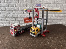 Playmobil Container Kran Set mit LKW 