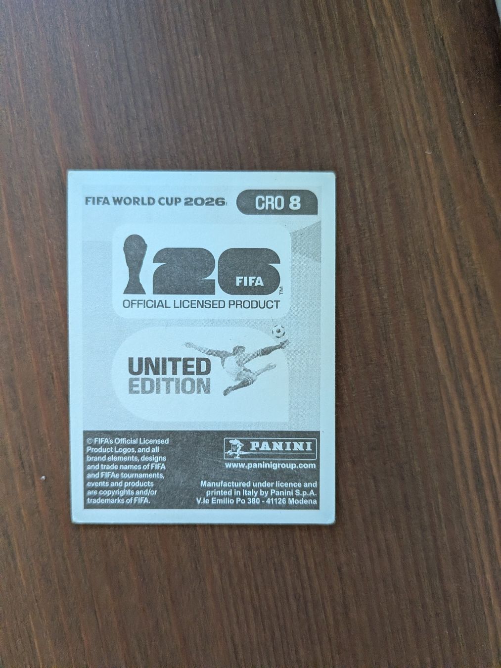Panini Carte collezionabili: Panini Bild CRO 8 – Usato da Eschenbach SG venduto da SanFranciscoCalifornia 1
