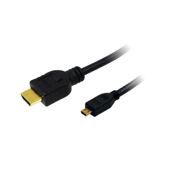Cavi: LogiLink CH0033 Kabel HDMI Typ-A auf Micro-HDMI Typ-D, 3 m – Nuovo (secondo la descrizione) da Cheyres venduto da corinthiens.13