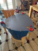 Table enfant haba rehaussable +2 chaises