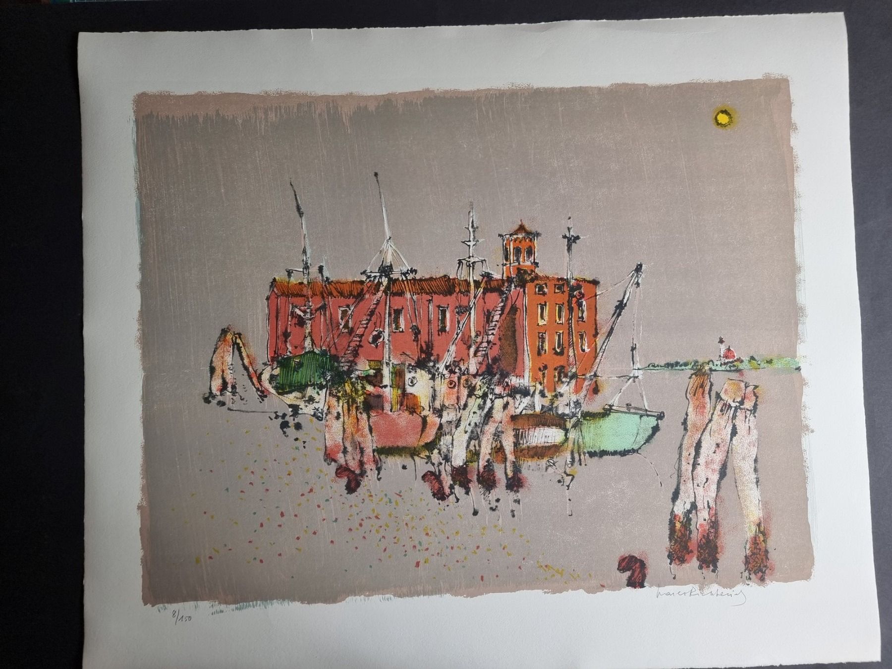 Grafica & Litografie: MARCO RICHTERICH LITHOGRAPHIE  SIGNIERT NUMMERIERT – Usato da Gersau venduto da kunst-online 1